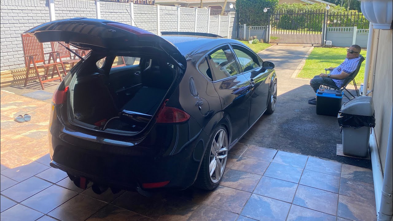 Part1 - Airlux Air Suspension for the Leon Cupra. Wiring was a Headache🤕