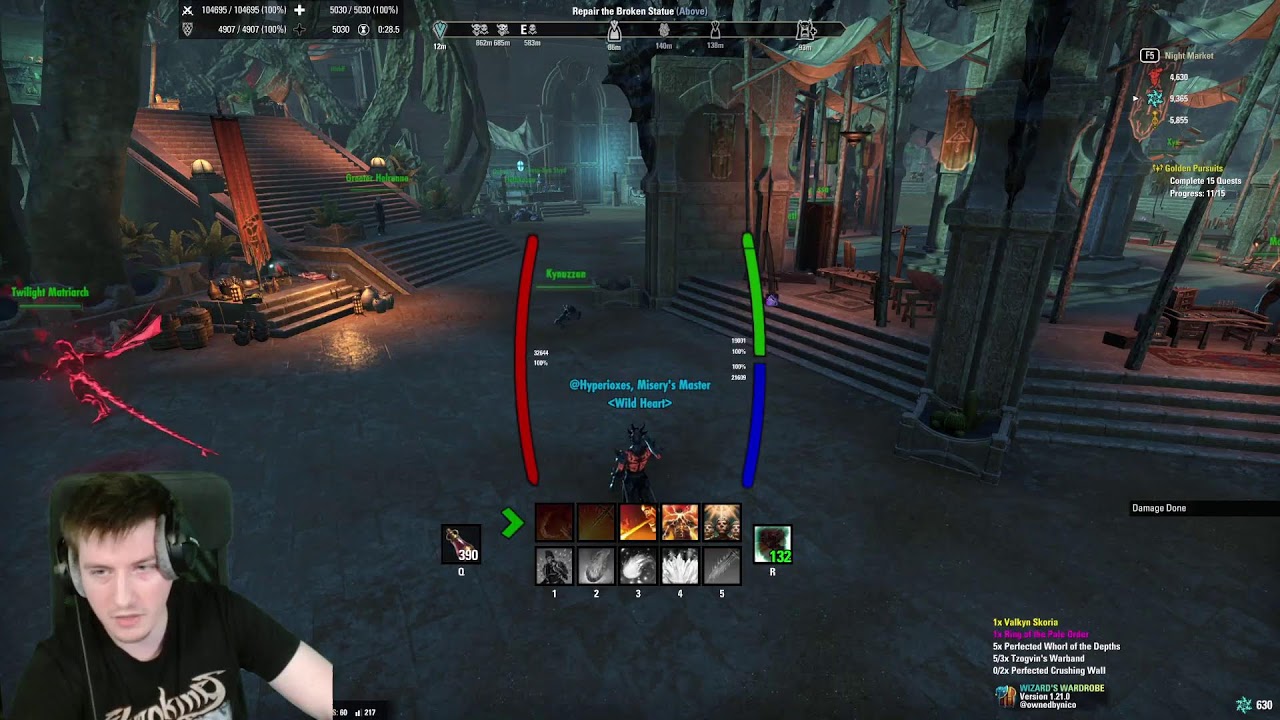 Soloing Night Market on Pure Class DK