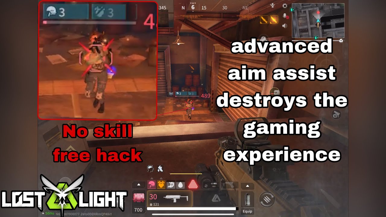 расширенная помощь при прицеливании разрушает игру -Lost Light