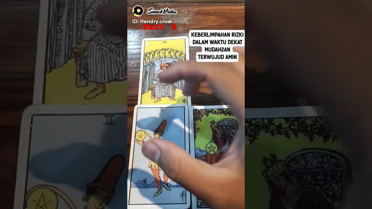 keberlimpahan rezeki dlm wkt dekat || part 2 #tarot #ramal #ramalanhariini #tarotreading #ramaltarot