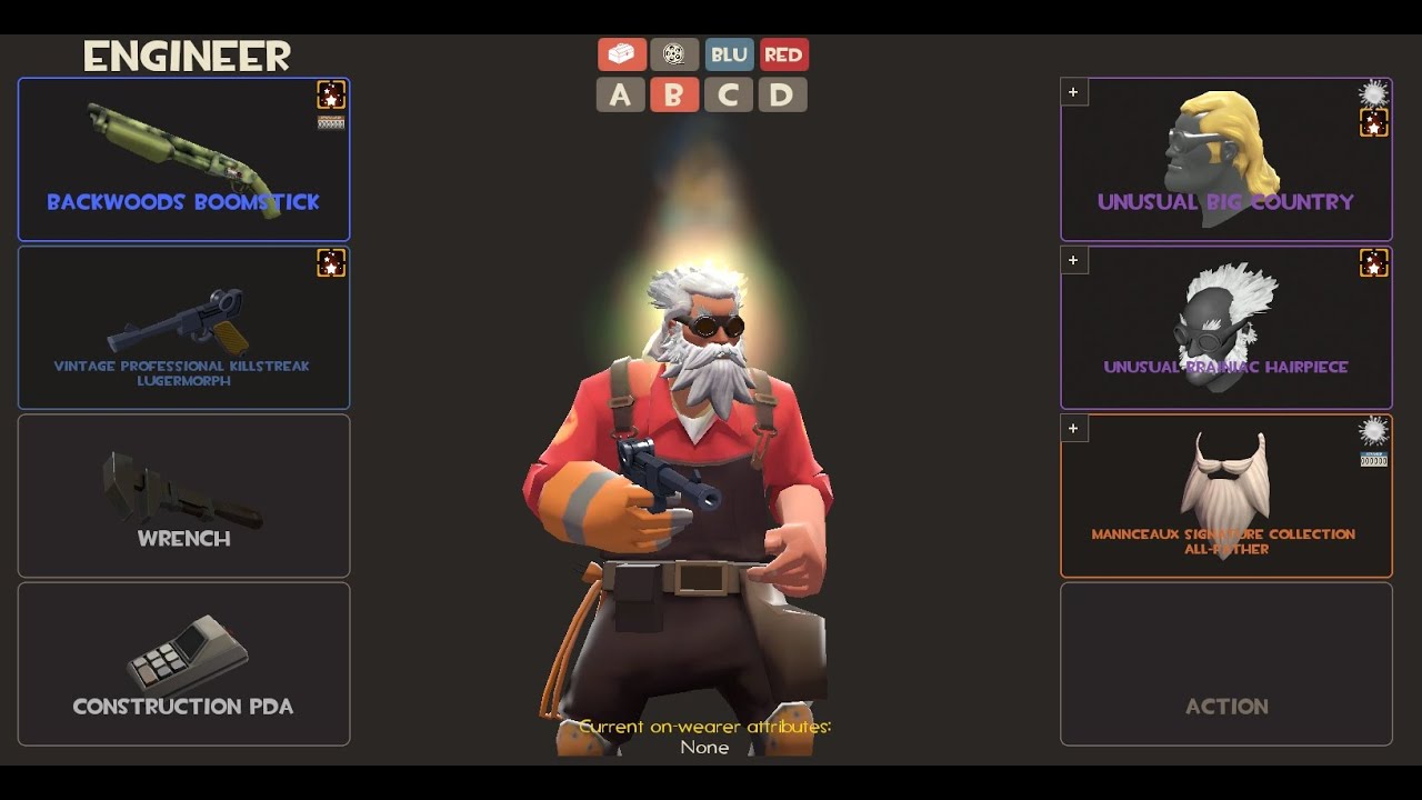 White Energy Unusual combo on Engineer!