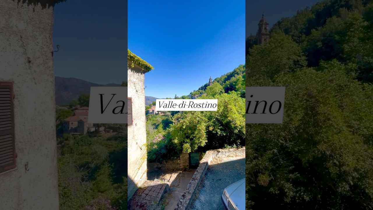 GENTLE WAKEUP! 😍 In the Corsican mountains! #corse #corsica #valledirostino