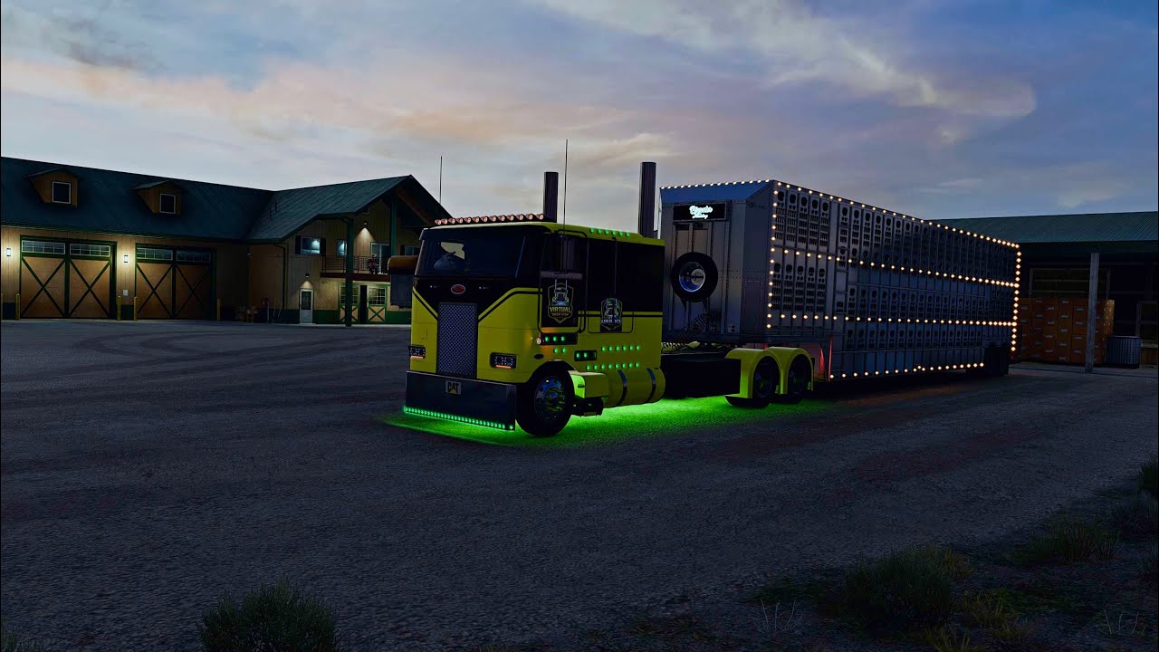 Cattle Hauling | American Truck Simulator | 4K