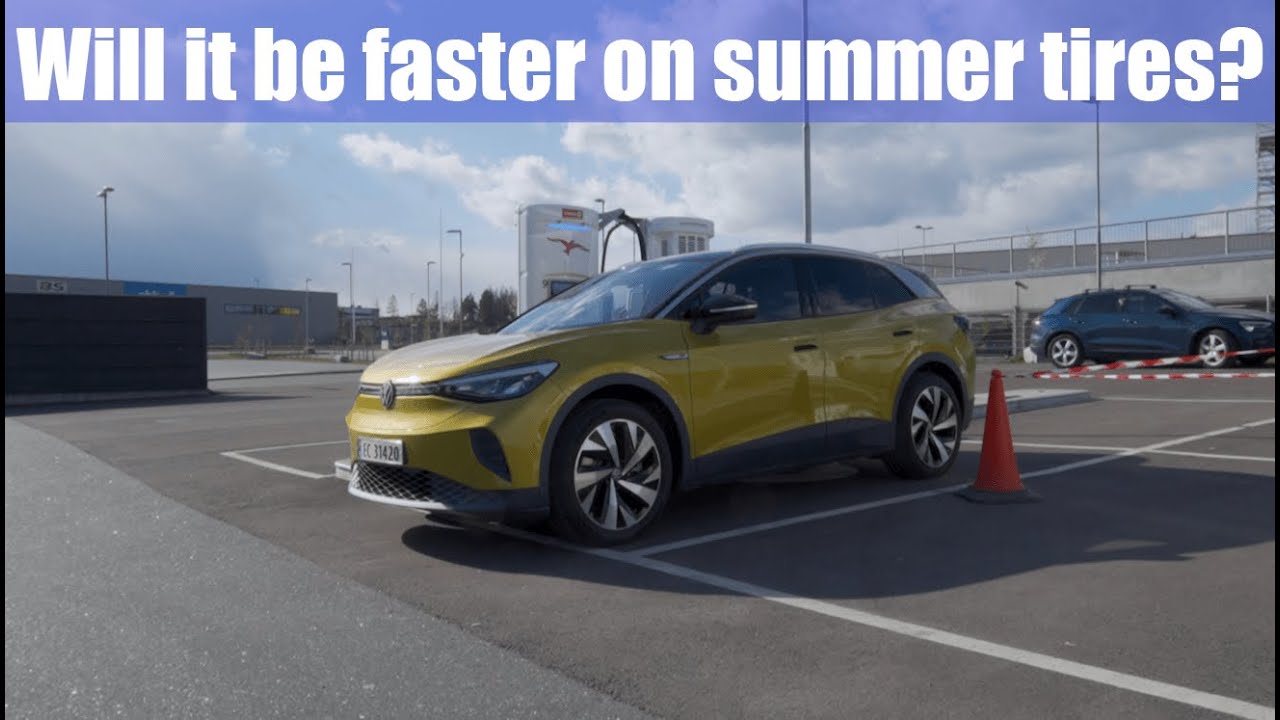 VW ID4 1st 77kWh 615km Range Test! (Norwegian High Speed Run)
