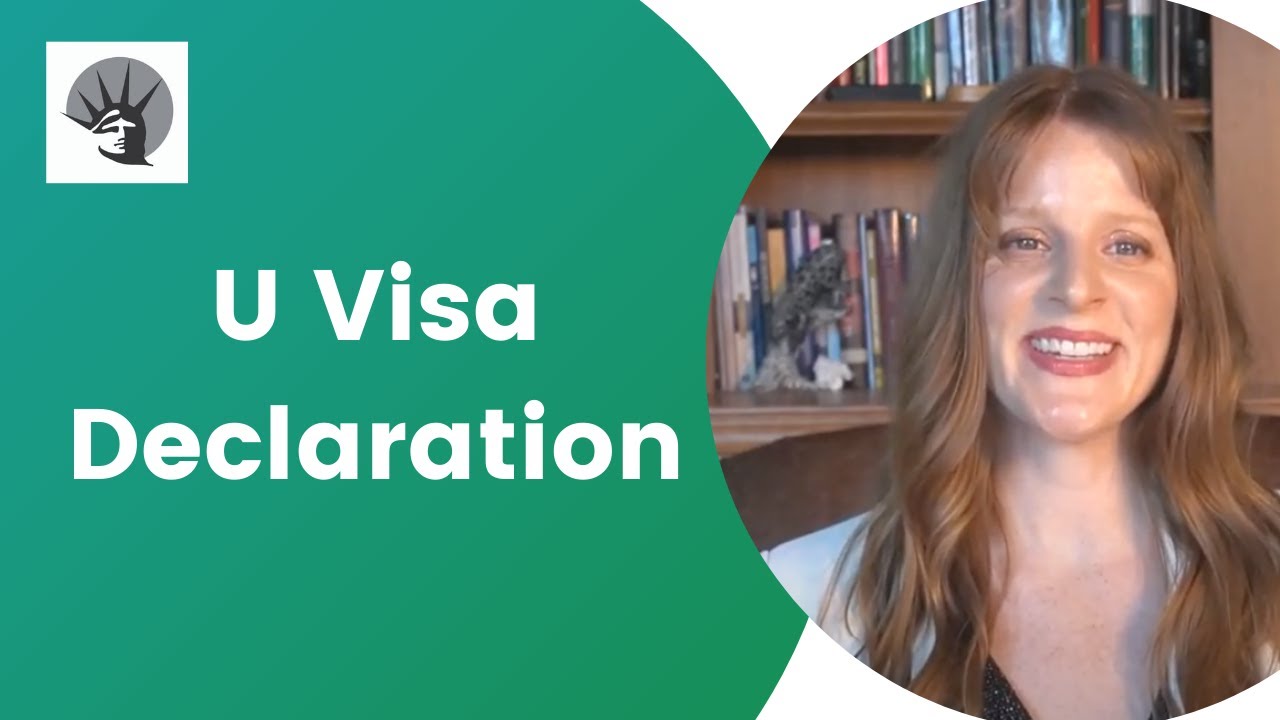 U Visa Declaration (English)
