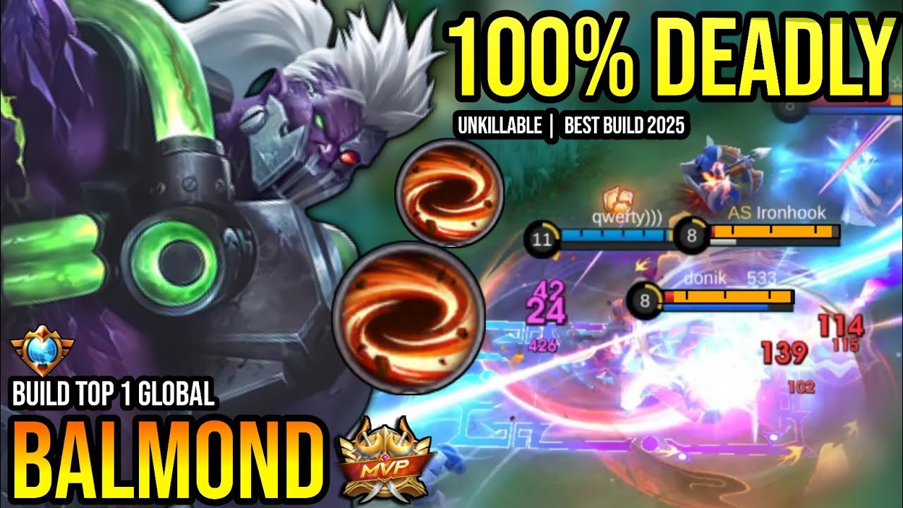 BALMOND BEST BUILD 2025 | BUILD TOP 1 GLOBAL BALMOND GAMEPLAY | MOBILE LEGENDS✓