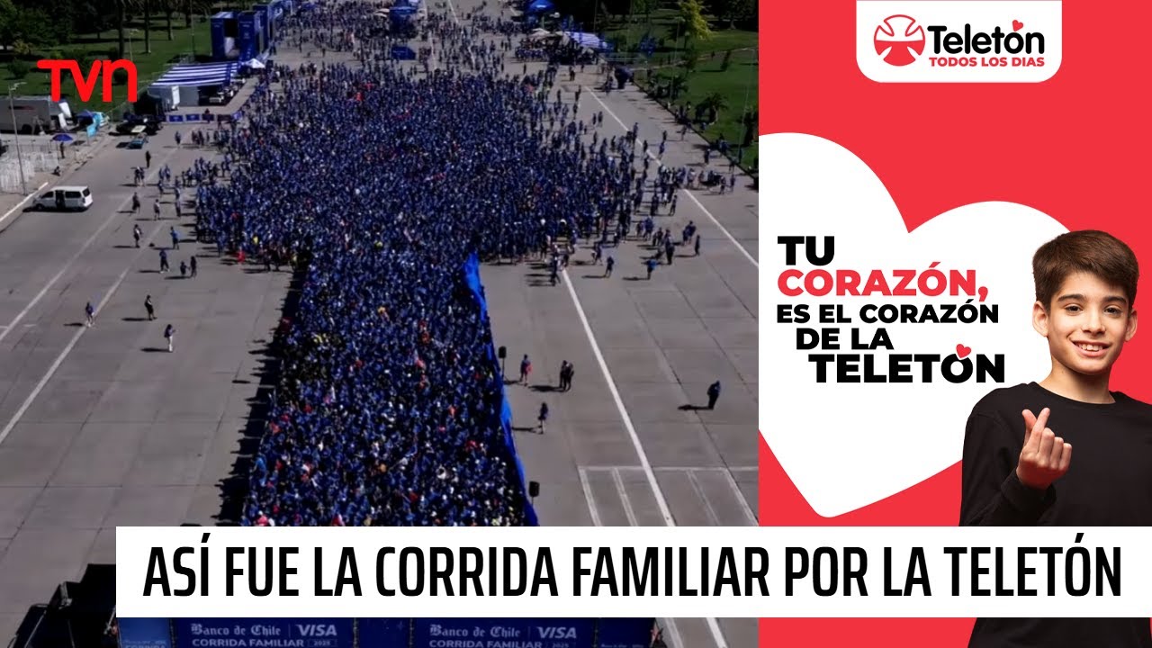 &iexcl;Gran convocatoria! As&iacute; fue la partida de la corrida familiar por la Telet&oacute;n | Telet&oacute;n 2025
