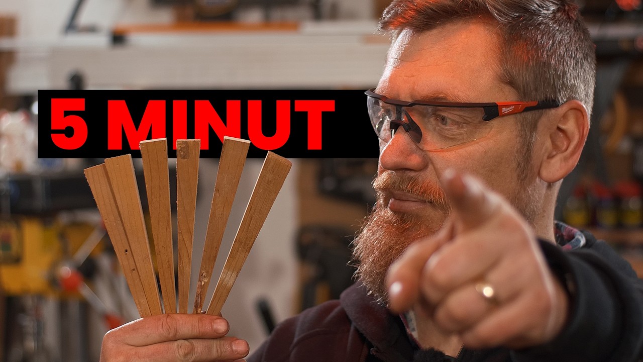 Klíny na pokosové pile za 5 minut!