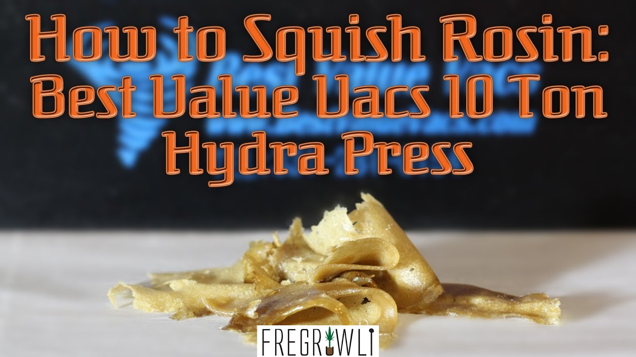 How To Squish Rosin: Best Value Vacs 10 Ton Hydra Press