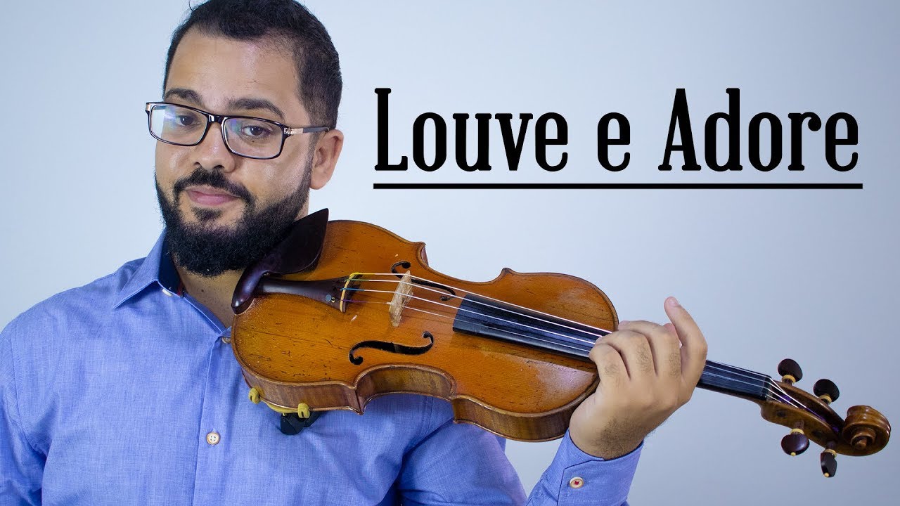 TUTORIAL | Como Tocar Louve e Adore no Violino + Partitura | Aulas de Violino Online