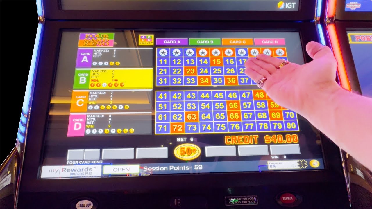 $200 in High Limit 4 Card Keno