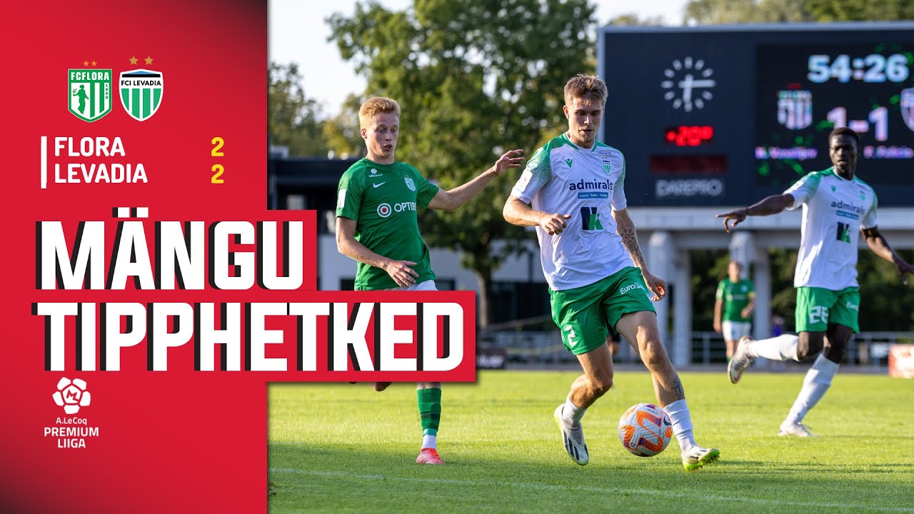 Tallinna FC Flora - Tallinna FCI Levadia I 2:2 I A. Le Coq Premium Liiga 26. voor I 2023