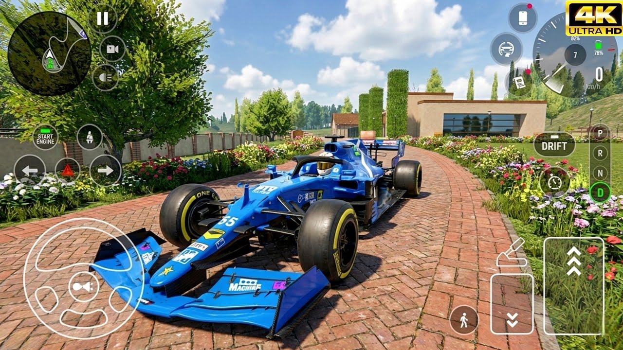 I Bought an F1 Car - Car Parking Driving School Gameplay | 4K Ultra Graphics