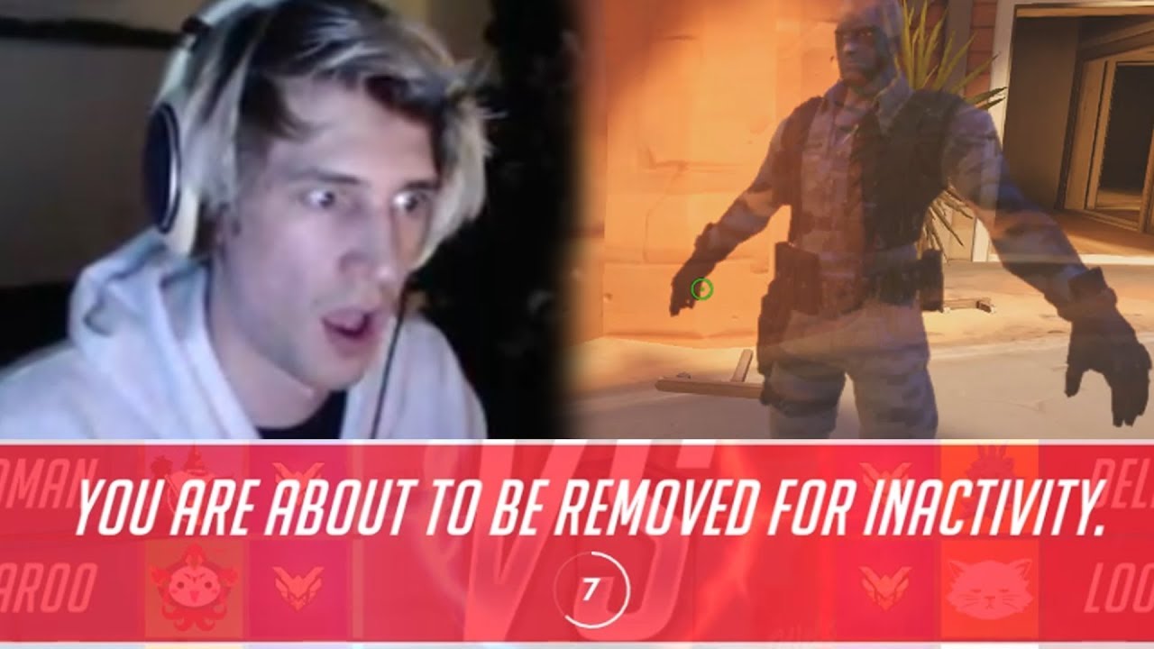 xQc BREAKS THE GAME (xQc drops to masters, plays with a diamond and breaks Overwatch)