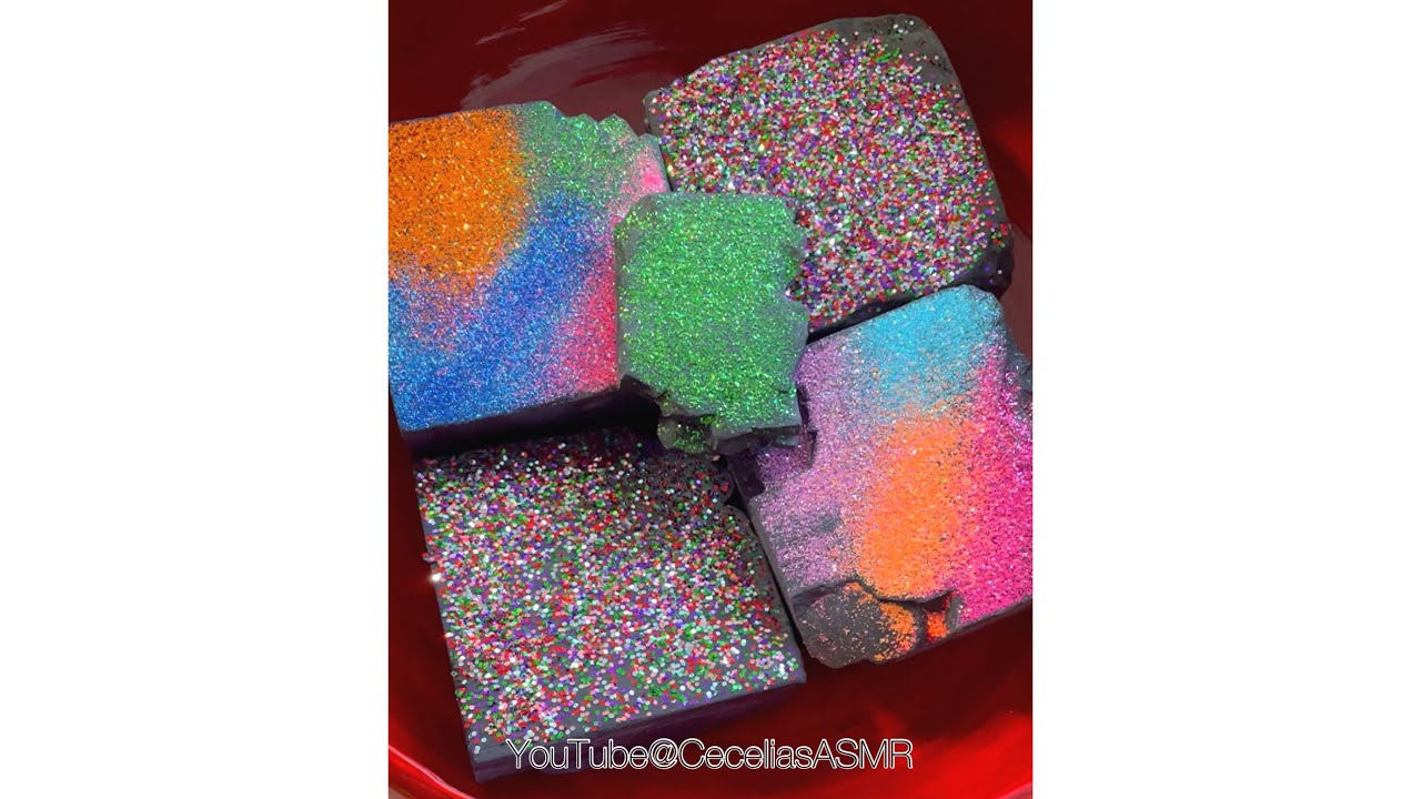 Painted Gym Chalk + Glitter!