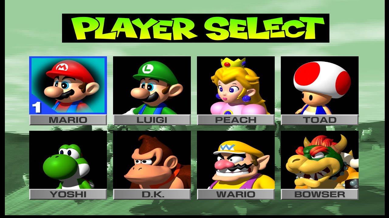 Mario Kart 64 - HD Textures / Widescreen / 60FPS - 1080p