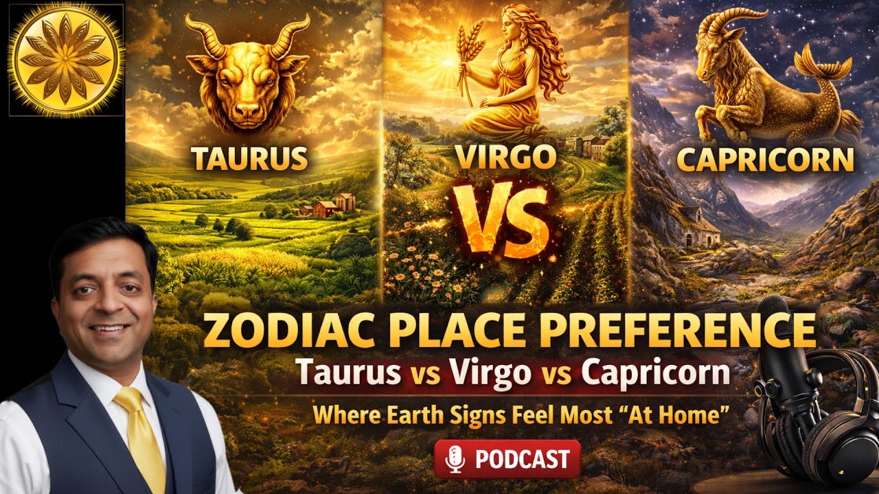 Zodiac Place Preferences : Taurus vs Virgo vs Capricorn | Where Earth Signs Feel Most “At Home”