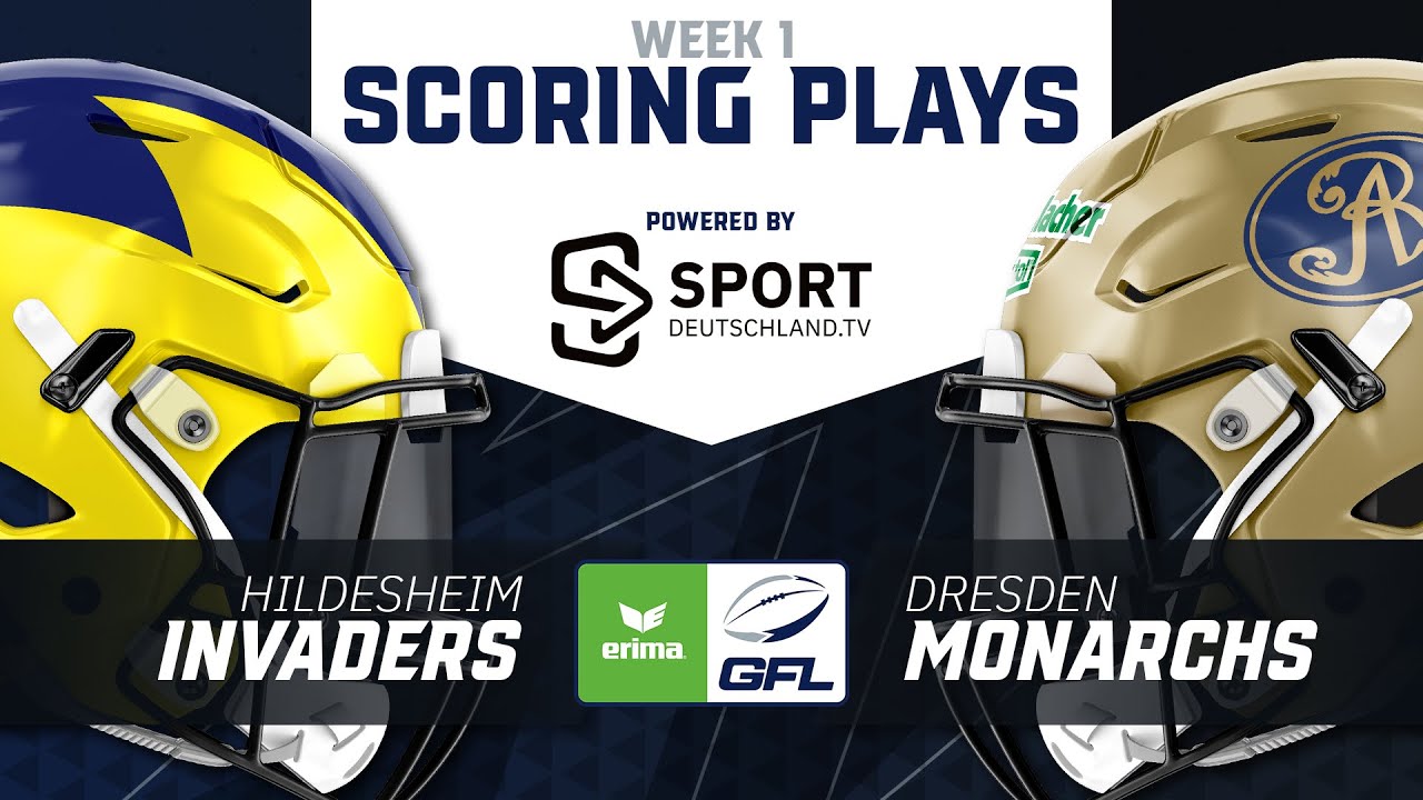Hildesheim Invaders vs. Dresden Monarchs | Highlights - ERIMA GFL | SDTV
