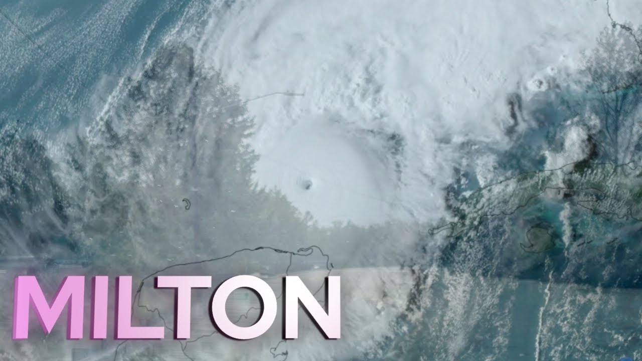 The Track of Hurricane Milton (2024)