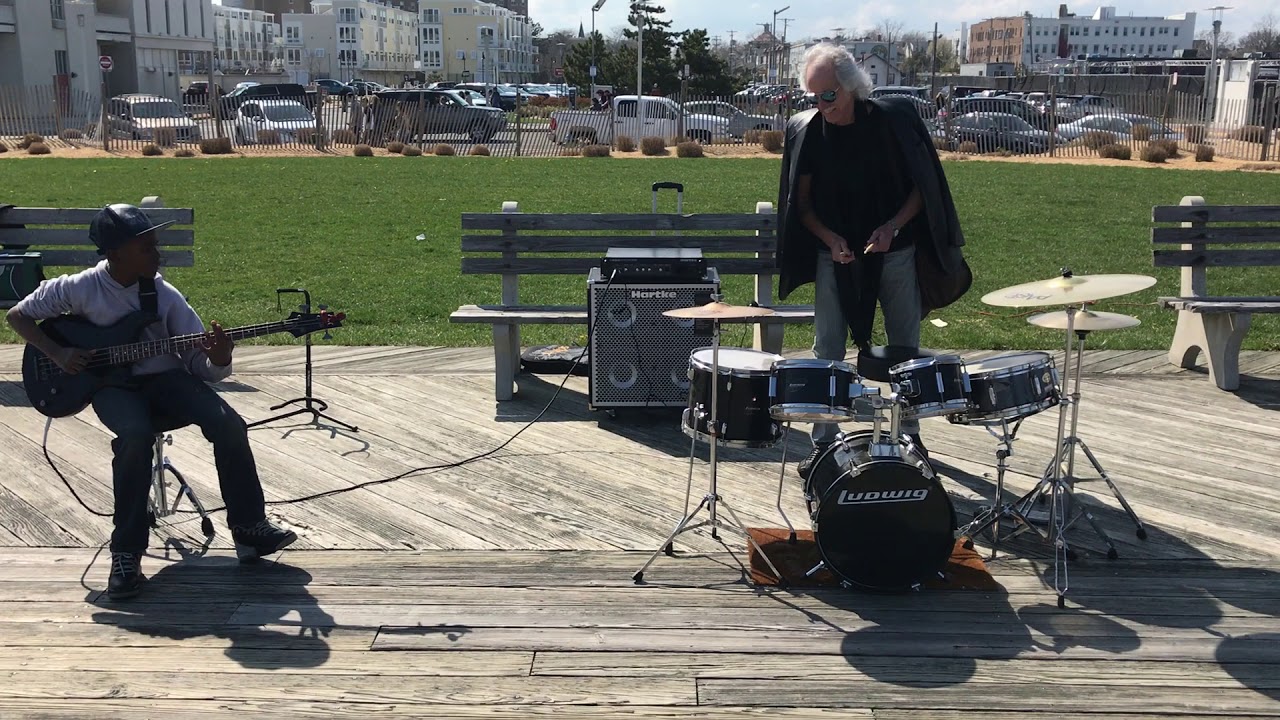 John Densmore (Doors drummer) sits in with 10 year old bass player