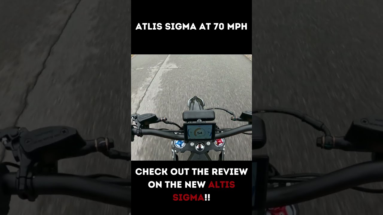 Fastest Stock E-bike? Check out the Review on the new Altis Sigma 