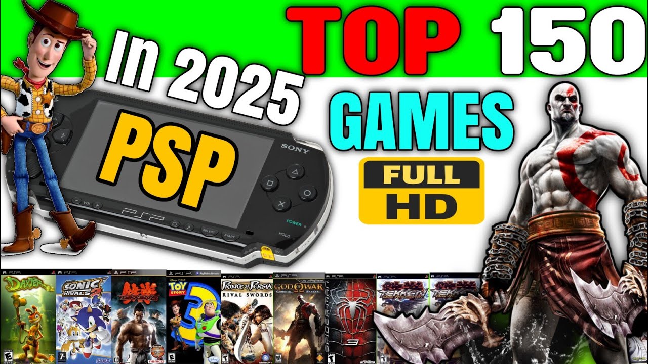 Top 150 PSP Games | Best PSP Games Collection | PPSSPP Gameplay