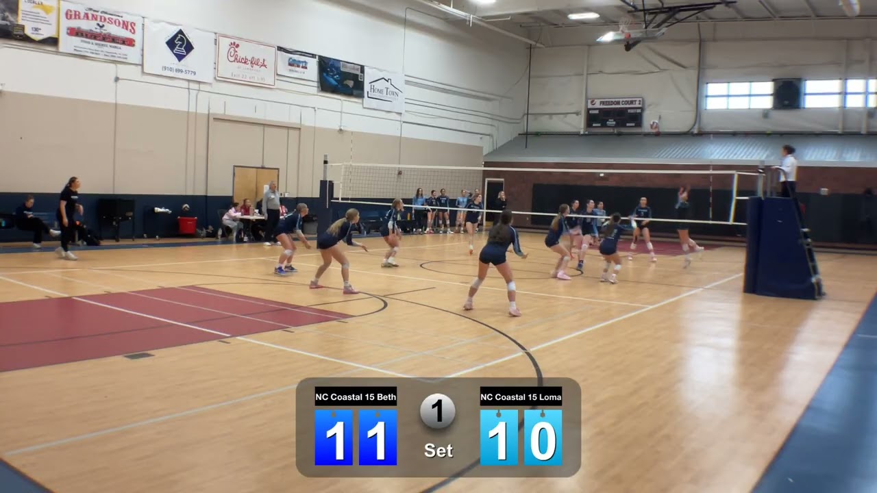 NC Coastal 15 Beth vs NC Coastal 15 Loma Set 1 Match 4                                     2/22/2026