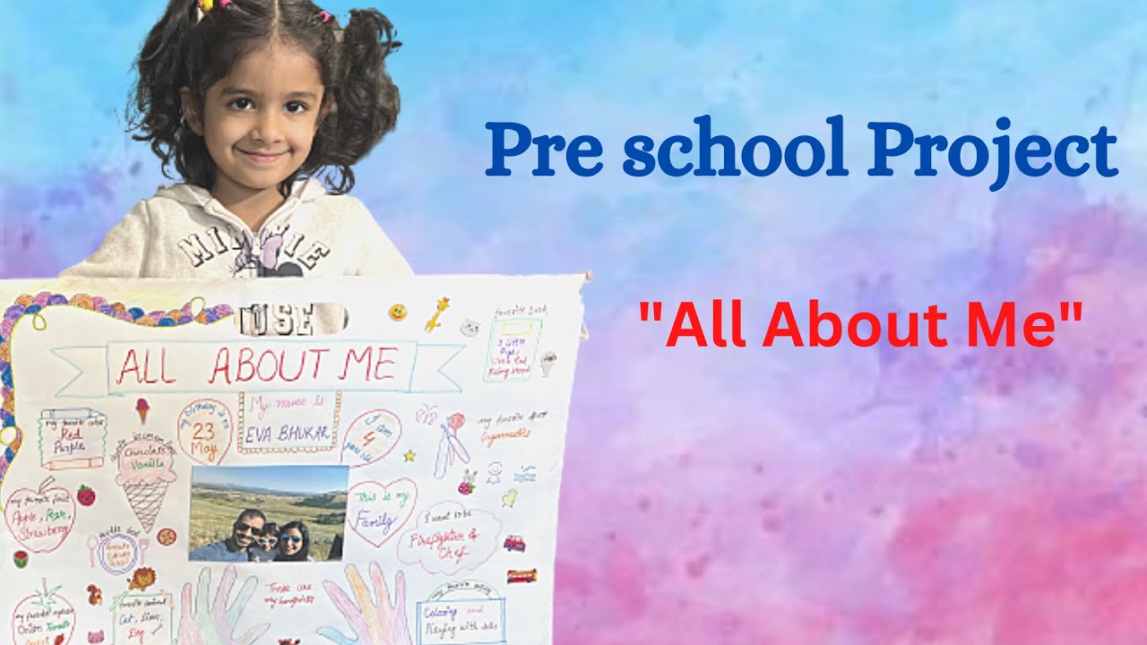 Kids Project All About Me | About Me Presentation | Kindergarten | School | Project Decoration Ideas