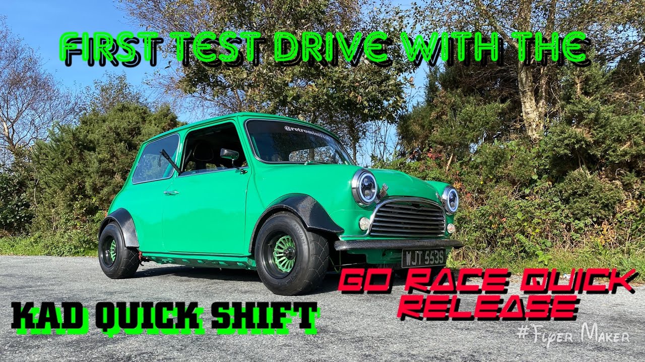 Classic Mini first drive with KAD quick shift and Go Race. Retromini1330