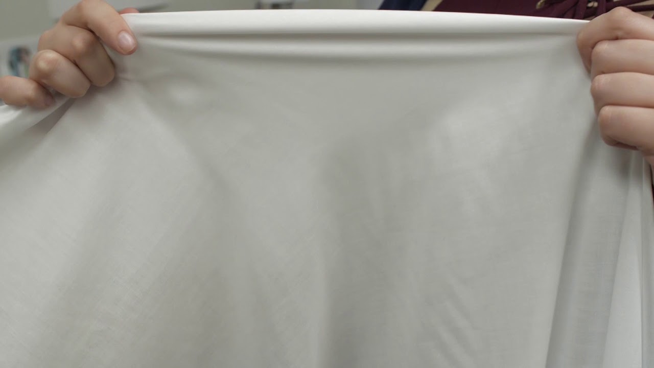 Mood Fabrics 306783 White Solid Cotton Lawn