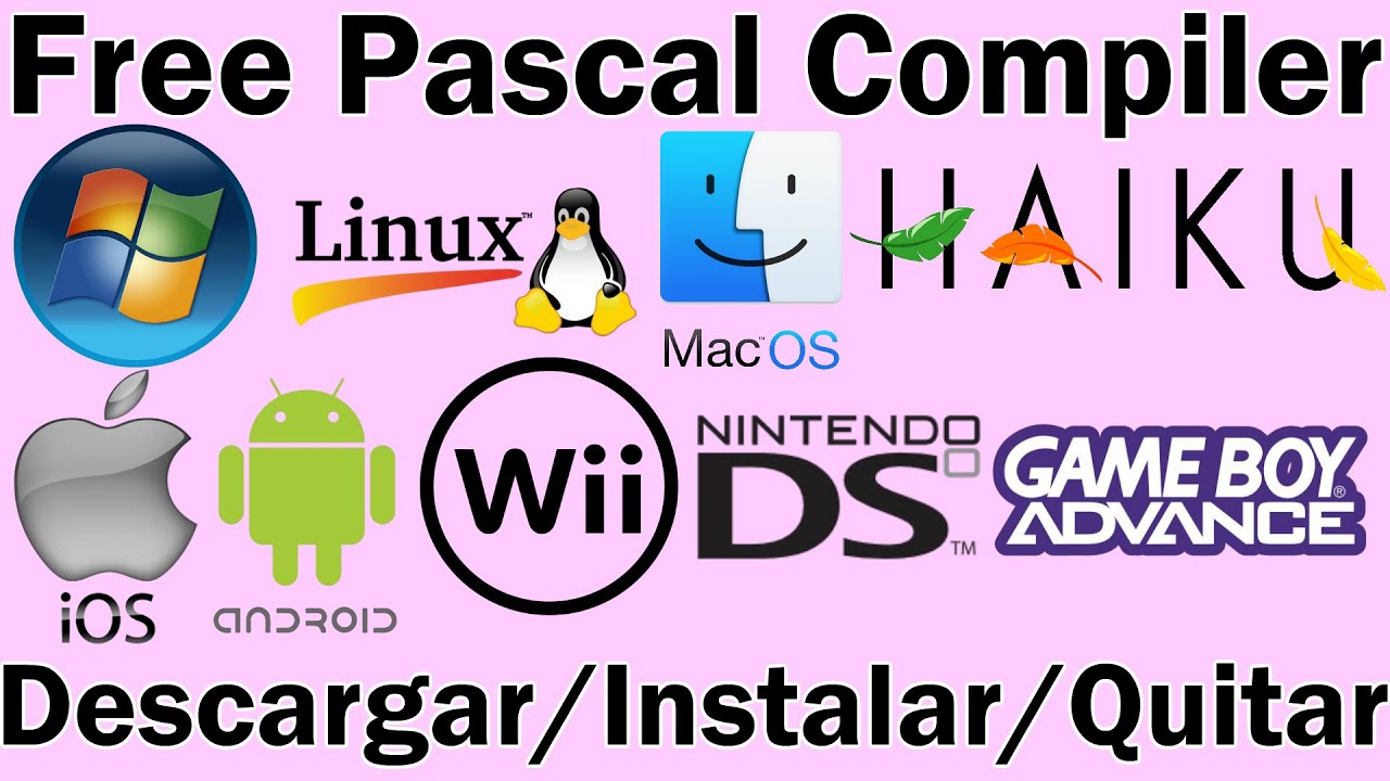 Free Pascal Compiler / Descripción general / Pascal en la ciencia / Descargar, instalar, desinstalar