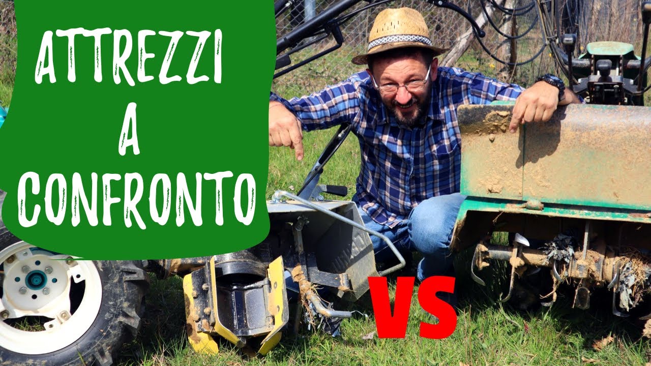 ARATRO ROTATIVO vs MOTOZAPPA: un confronto