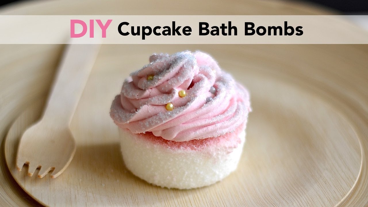DIY Cupcake Bath Bombs, Easy & Simple Recipe