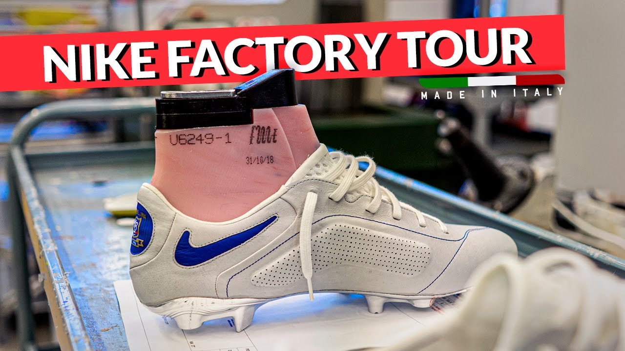 Visitamos a FÁBRICA onde se fazem as chuteiras dos PROFISSIONAIS | NIKE Tiempo Made in Italy