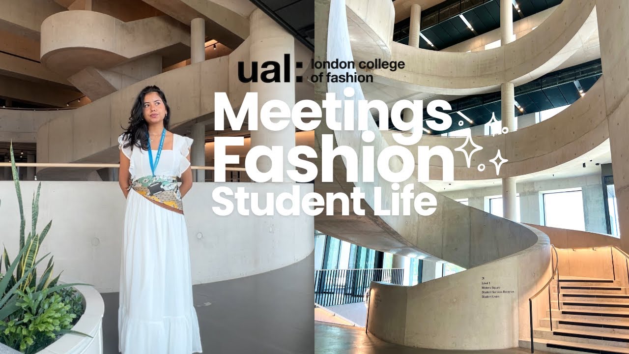 Productive Day at LCF:  Meetings, Fashion & Student Life in London 💕