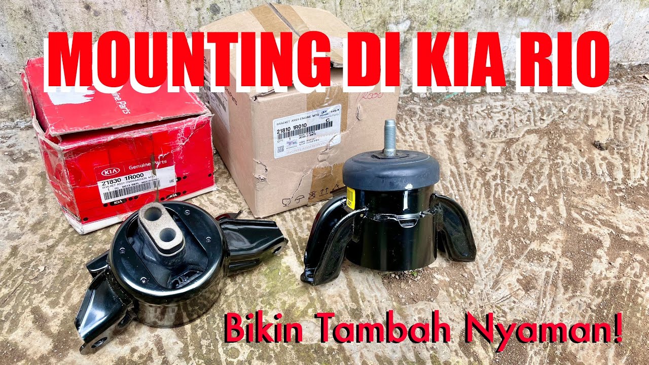 Tutorial Ganti Engine Mounting dan Transmisi Mounting Kia Rio UB dan Hyundai Grand Avega