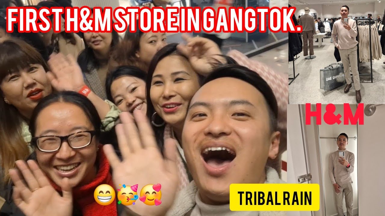 First H&M Store in Gangtok, Sikkim 🥰| Tribal Rain Performance| West Point Mall| With Colleagues| 😊