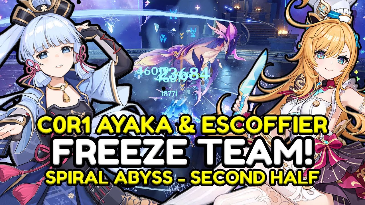 C0 ESCOFFIER REALLY MAKES C0 AYAKA SO INSANE! | AYAKA WITH ESCOFFIER TEAM GAMEPLAY |【GENSHIN IMPACT】
