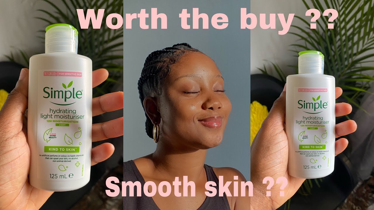 SIMPLE HYDRATING LIGHT MOISTURIZER|| ONE MONTH REVIEW || AFFORDABLE SKINCARE