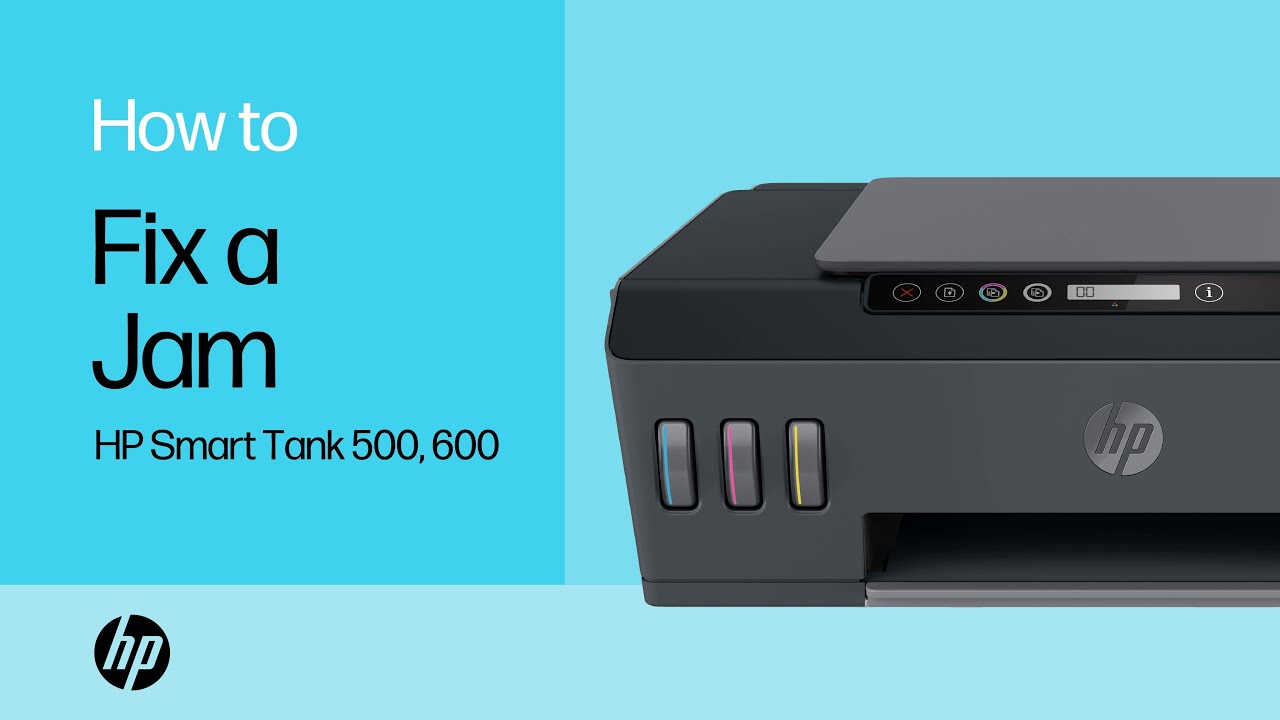 Fix a Paper/Carriage Jam | HP Smart Tank 500/600 Printer Series | HP Support