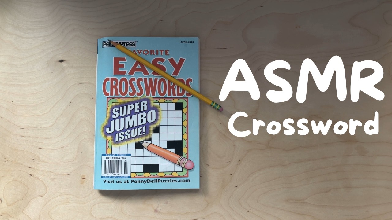 Crossword ASMR ✐ᝰ ✐ᝰ