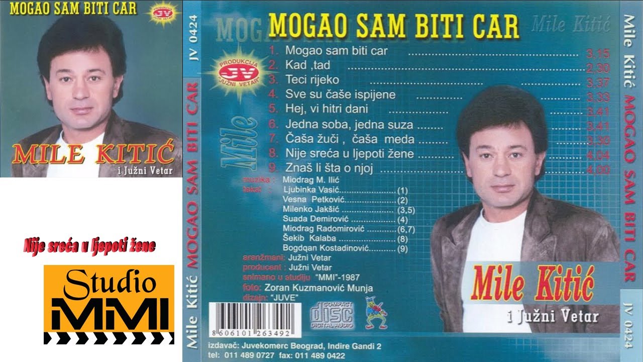 MIle Kitic i Juzni Vetar - Nije sreca u ljepoti zene (Audio 1987)