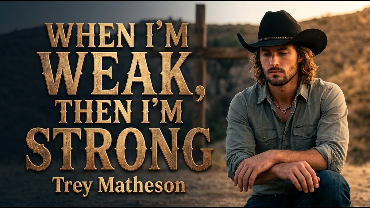 Trey Matheson, When I'm Weak, I Am Strong - AI Country Gospel Contemporary Country Music Ballads