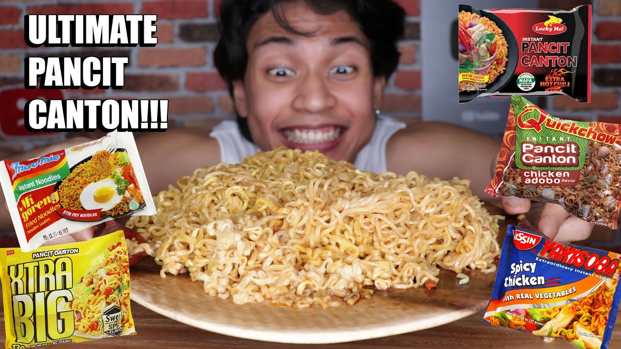 Pinaghalo ko lahat ng PANCIT CANTON!!! anong lasa???