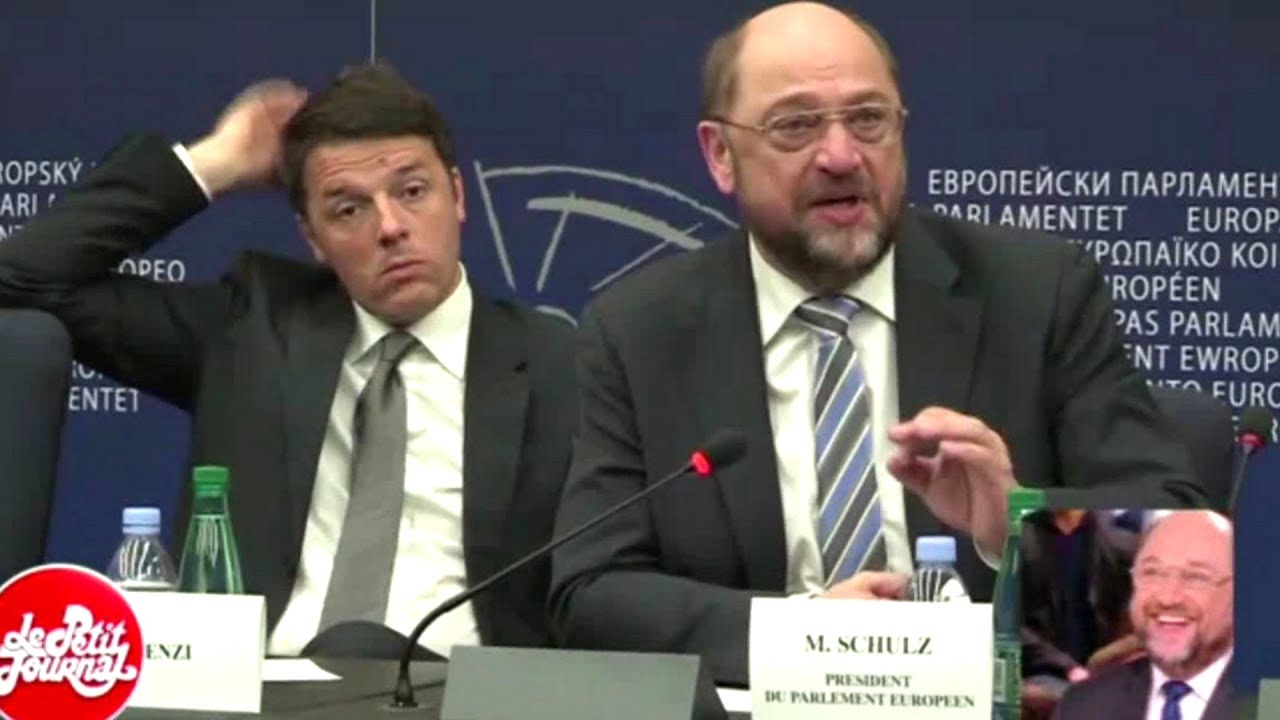 MATTEO RENZI FA RIDERE SCHULZ E FRANCESI