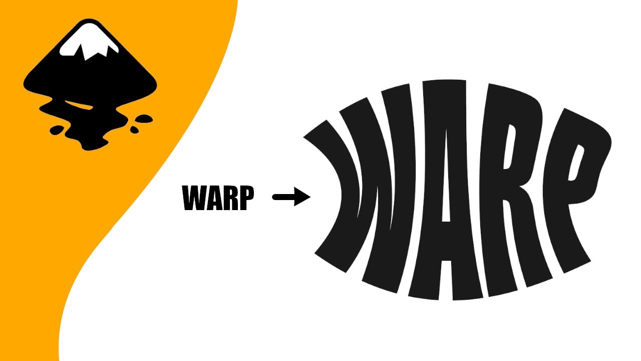 Inkscape Warp Text & Distort Effect Tutorial | Bend & Curve Text in Inkscape Like a Pro!