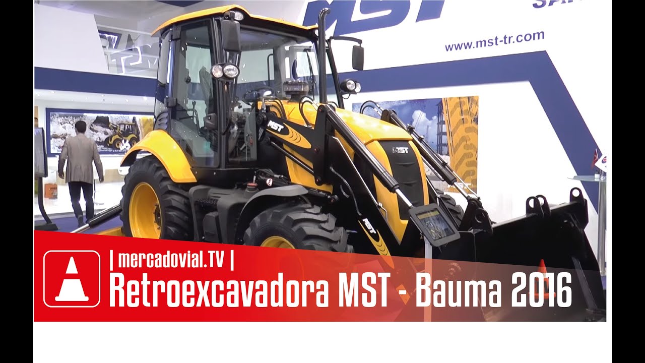 RETROEXCAVADORAS MST Stand BAUMA 2016 - Origen Turquía | Mercado Vial TV