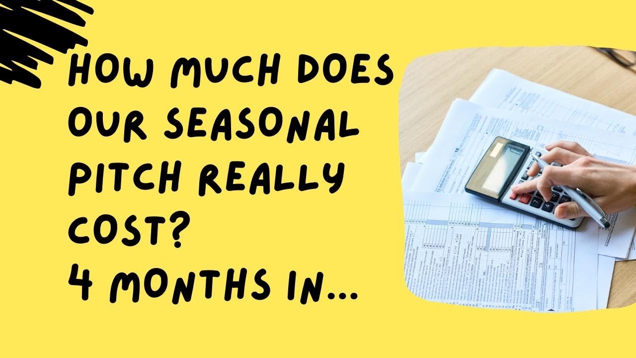 How much does it cost to CARAVAN ON A SEASONAL PITCH? 4 Month Update!