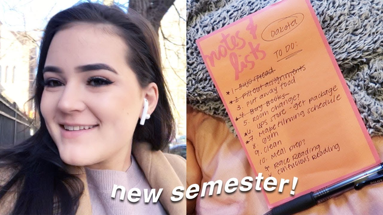 FIRST DAY OF THE NEW SEMESTER