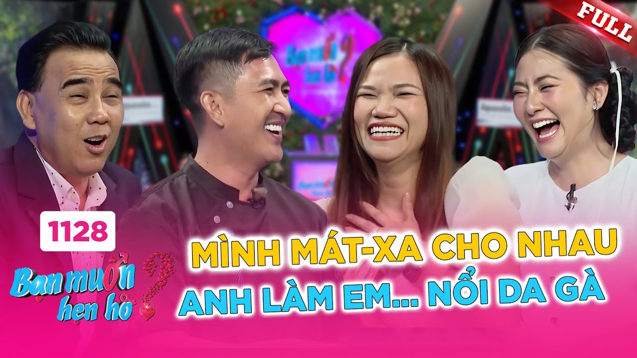 Bạn Muốn Hẹn H&ograve; #1128B | Cặp đ&ocirc;i định mệnh C&Ugrave;NG L&Agrave; THỢ T&Oacute;C m&aacute;t-xa cho nhau tr&ecirc;n s&acirc;n khấu